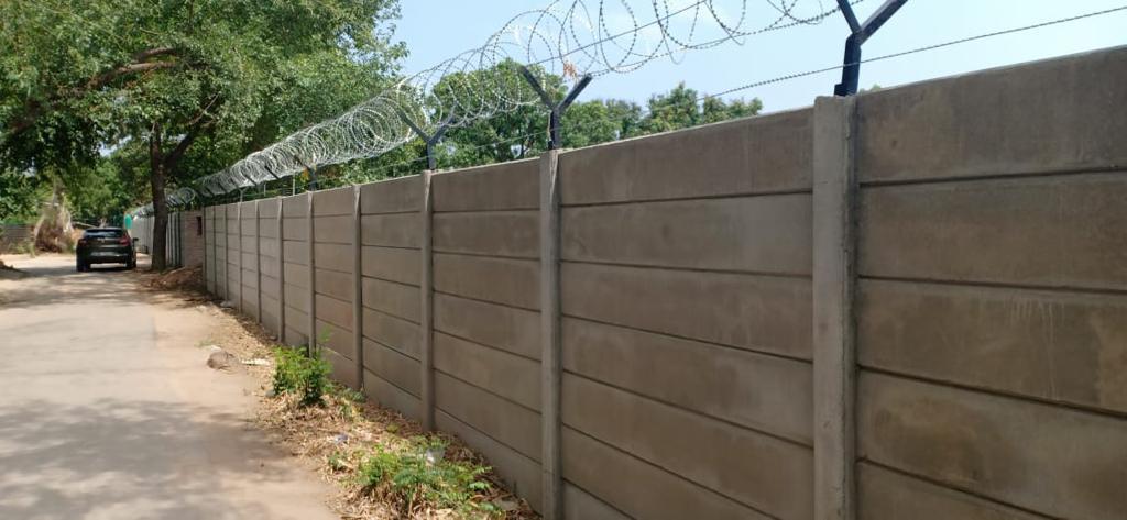 Reinforced Precast Concrete Boundary Wall System